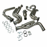Stainless Steel Manifold Headers Y-Pipe Gasket For 99-06 Chevy GMT800 V8 Engine Truck